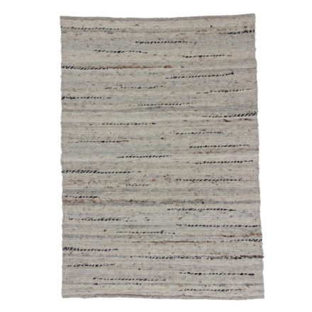 Thick wool rug Rustic 130x186 woven wool rug for living room