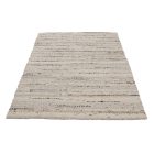 Thick wool rug Rustic 130x186 woven wool rug for living room