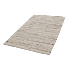 Thick wool rug Rustic 130x186 woven wool rug for living room
