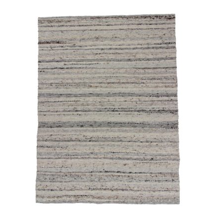 Thick wool rug Rustic 169x227 woven modern rug