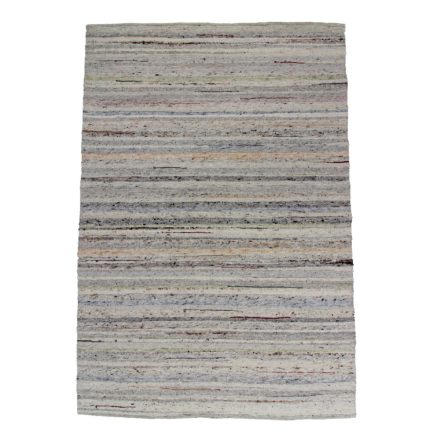 Thick wool rug Rustic 203x285 woven modern rug