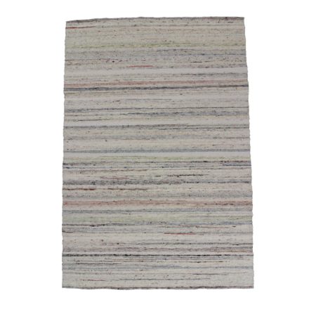 Thick wool rug Rustic 195x295 woven modern rug