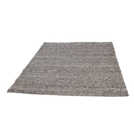 Thick wool rug Rustic 169x227 woven modern rug
