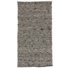 Thick woven rug Rustic 71x133 modern wool rug