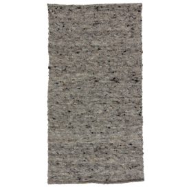Thick woven rug Rustic 71x133 modern wool rug