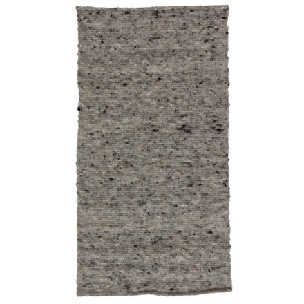 Thick woven rug Rustic 71x133 modern wool rug