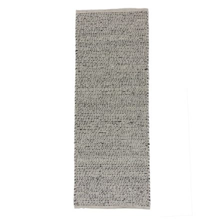 Thick woven rug Rustic 72x198 modern wool rug
