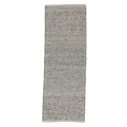 Thick woven rug Rustic 72x197 modern wool rug