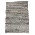 Thick wool rug Rustic 170x232 striped rug