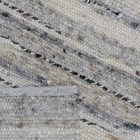 Thick wool rug Rustic 170x232 striped rug