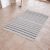 Rag rug 79x143 striped rug