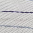Rag rug 72x130 white cotton rag rug