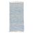 Rag rug 71x139 blue-white cotton rag rug
