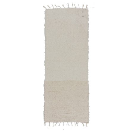 Rag rug 101x69 beige cotton Rag rug