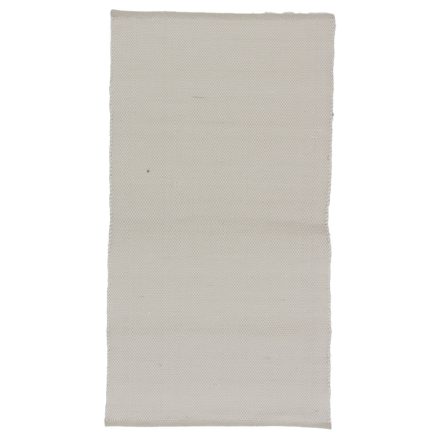 Rag rug 135x73 beige cotton Rag rug