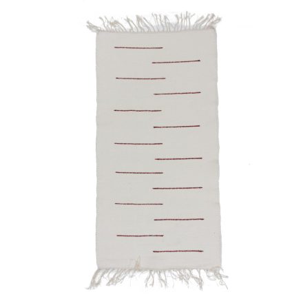 Rag rug 70x129 beige cotton rag rug