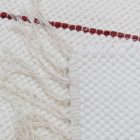 Rag rug 70x129 beige cotton rag rug