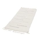 Rag rug 79x134 beige cotton rag rug