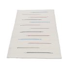 Rag rug 77x125 beige cotton rag rug