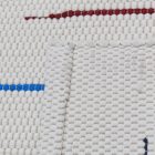 Rag rug 77x125 beige cotton rag rug