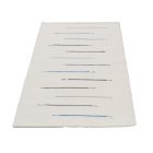 Rag rug 70x129 beige cotton rag rug