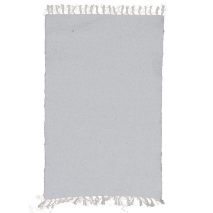 Rag rug 100x68 white cotton Rag rug