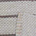 Rag rug 76x140 grey cotton rag rug