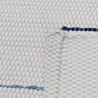 Rag rug 71x140 white cotton rag rug