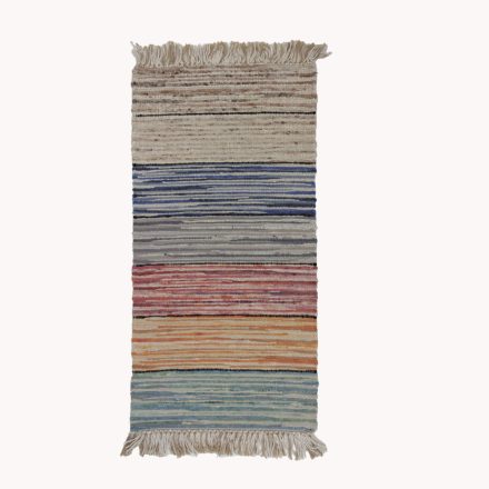 Rag rug 72x140 multicolour cotton rag rug