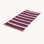 Rag rug 72x141 multicolour cotton rag rug