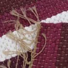 Rag rug 72x141 multicolour cotton rag rug
