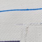 Rag rug 68x129 white cotton rag rug