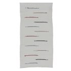 Rag rug 130x69 white cotton Rag rug