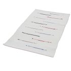 Rag rug 130x69 white cotton Rag rug