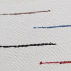 Rag rug 130x69 white cotton Rag rug