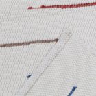 Rag rug 130x69 white cotton Rag rug