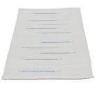 Rag rug 129x69 white cotton Rag rug