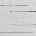 Rag rug 129x69 white cotton Rag rug