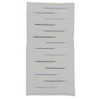Rag rug 129x64 white cotton Rag rug