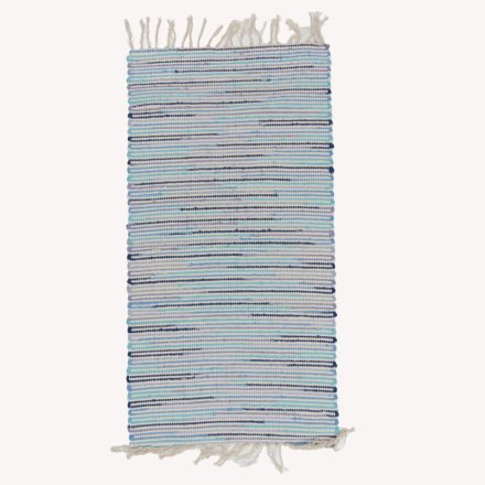 Rag rug 62x117 multicolour cotton rag rug