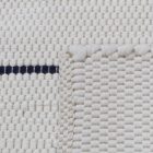 Rag rug 70x131 white cotton rag rug