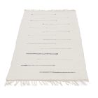 Rag rug 67x143 white cotton rag rug