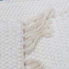 Rag rug 67x143 white cotton rag rug