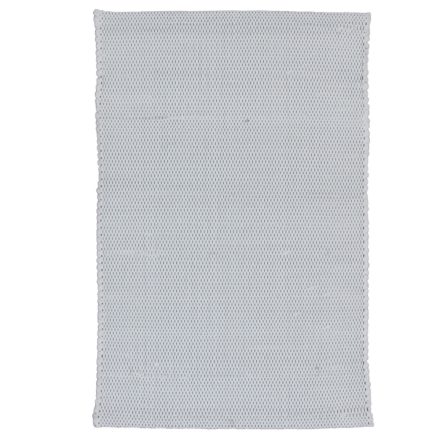 Rag rug 93x60 white cotton Rag rug
