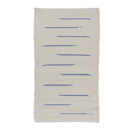 Rag rug 69x120 white cotton rag rug