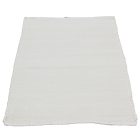 Rag rug 121x74 white cotton Rag rug