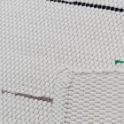 Rag rug 70x127 white cotton rag rug