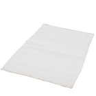 Rag rug 126x73 white cotton Rag rug