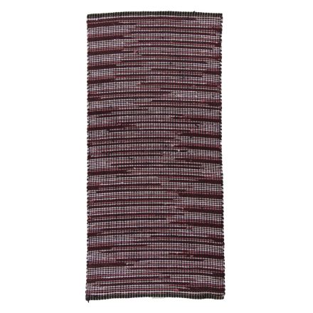 Rag rug 140x66 striped cotton Rag rug