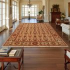 Large rug Ziegler 271x373 handmade oriental carpet for living room